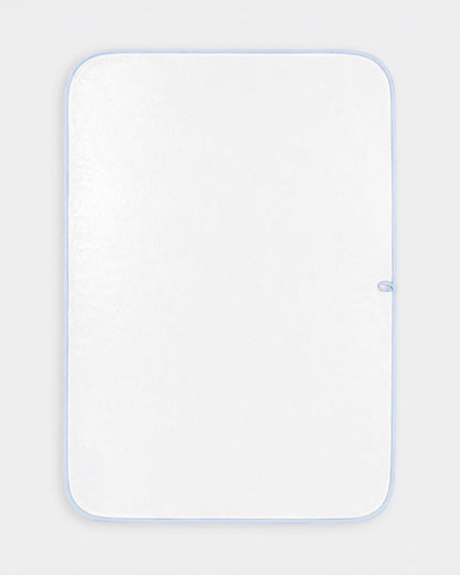 Mi Arcus Bunny Mattress Protector-Lightweight & Soft-With Waterproof TPU Lamination-Blue-For Infants
