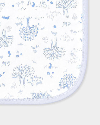 Mi Arcus Bunny Mattress Protector-Lightweight & Soft-With Waterproof TPU Lamination-Blue-For Infants
