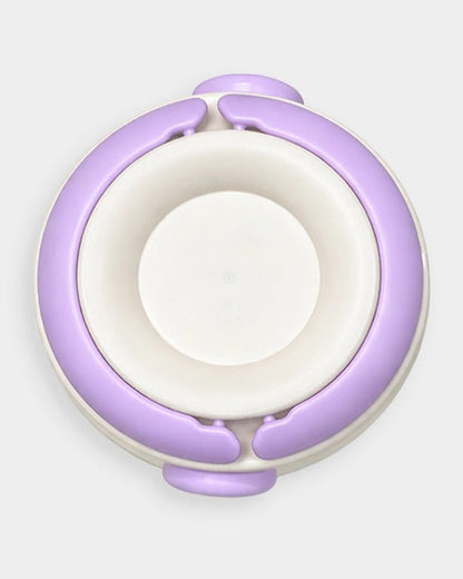 Mi Arcus Happy Summer Lavix Lunch Box-Stainless Steel with Top Lid Handles-Purple-6M+