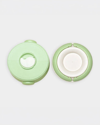 Mi Arcus Happy Summer Liora Lunch Box-Stainless Steel with Top Lid Handles-Green-6M+