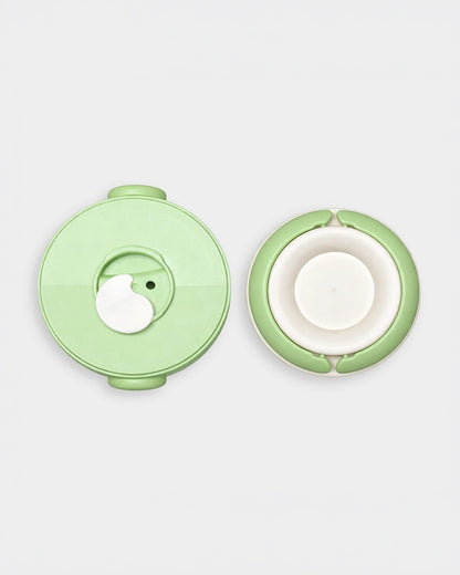 Mi Arcus Happy Summer Liora Lunch Box-Stainless Steel with Top Lid Handles-Green-6M+
