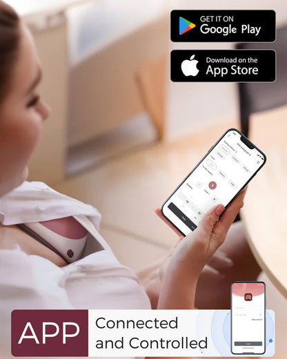 Momcozy M9 Double Wearable Electric Breast Pump-3rd-Gen Motor for Superior Performance-Multiple Modes-15 Levels-Flange Size-24mm-Cozy Red