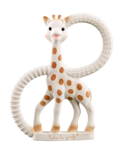Sophie La Girafe So'pure Ring Teether-Made with 100% Natural Rubber-Multi-textured-For Infants