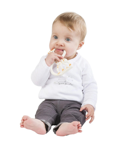 Sophie La Girafe So'pure Ring Teether-Made with 100% Natural Rubber-Multi-textured-For Infants