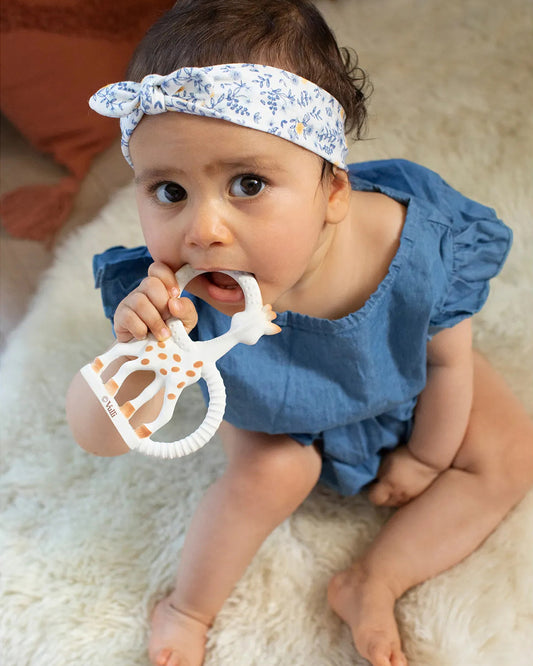 Sophie La Girafe So'pure Ring Teether-Made with 100% Natural Rubber-Multi-textured-For Infants