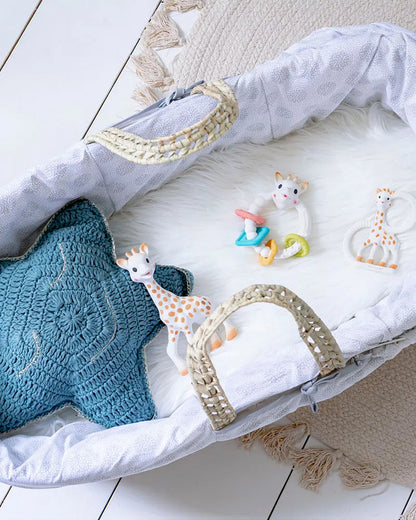 Sophie La Girafe So'pure Ring Teether-Made with 100% Natural Rubber-Multi-textured-For Infants