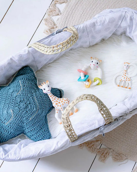 Sophie La Girafe So'pure Ring Teether-Made with 100% Natural Rubber-Multi-textured-For Infants