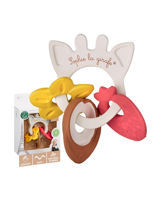Sophie La Girafe Fragrances Teether Ring-Made with 100% Natural Rubber-For Infants