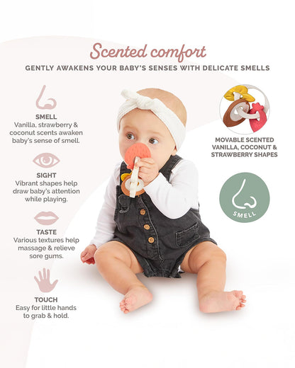 Sophie La Girafe Fragrances Teether Ring-Made with 100% Natural Rubber-For Infants