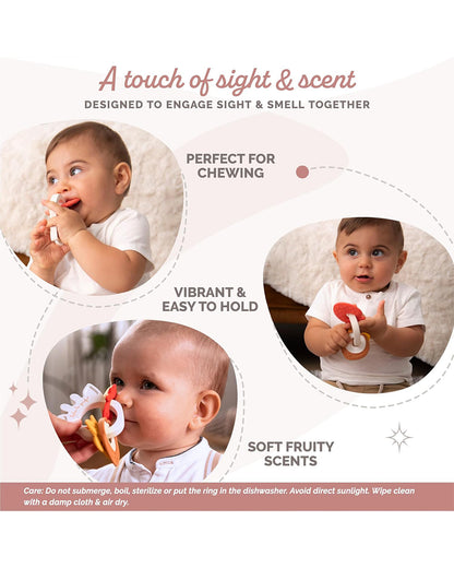 Sophie La Girafe Fragrances Teether Ring-Made with 100% Natural Rubber-For Infants