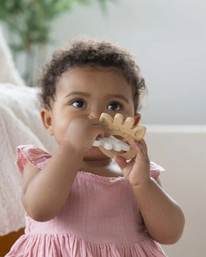 Sophie La Girafe So'pure Silhouette Ring Teether-Made with 100% Natural Rubber & Rubberwood-For Infants