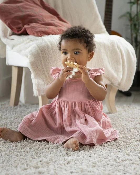 Sophie La Girafe So'pure Silhouette Ring Teether-Made with 100% Natural Rubber & Rubberwood-For Infants