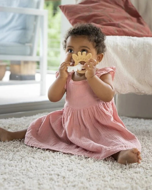 Sophie La Girafe So'pure Silhouette Ring Teether-Made with 100% Natural Rubber & Rubberwood-For Infants