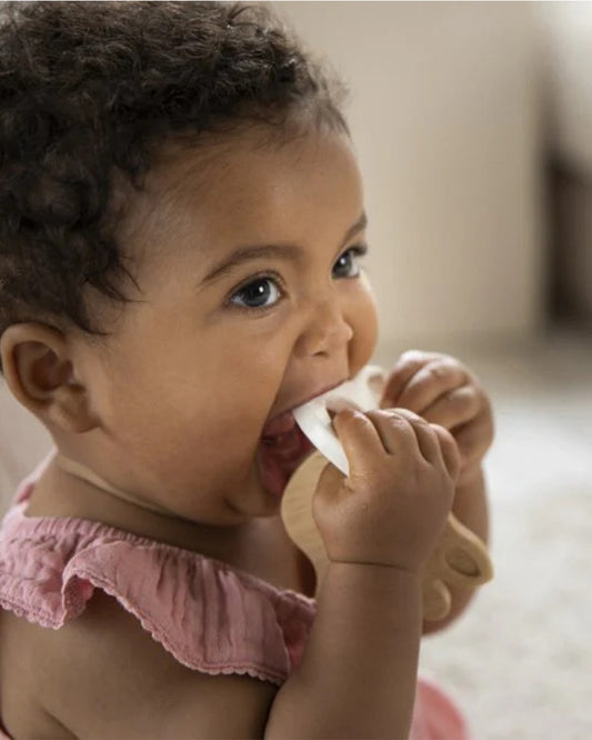 Sophie La Girafe So'pure Silhouette Ring Teether-Made with 100% Natural Rubber & Rubberwood-For Infants