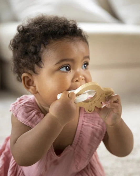 Sophie La Girafe So'pure Silhouette Ring Teether-Made with 100% Natural Rubber & Rubberwood-For Infants