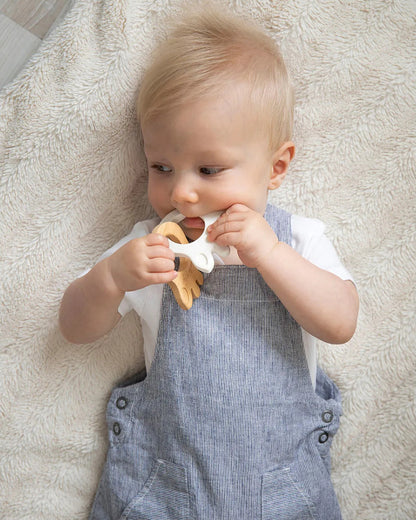 Sophie La Girafe So'pure Silhouette Ring Teether-Made with 100% Natural Rubber & Rubberwood-For Infants