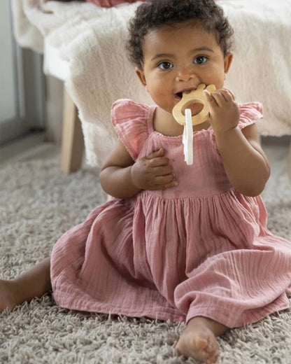 Sophie La Girafe So'pure Silhouette Ring Teether-Made with 100% Natural Rubber & Rubberwood-For Infants