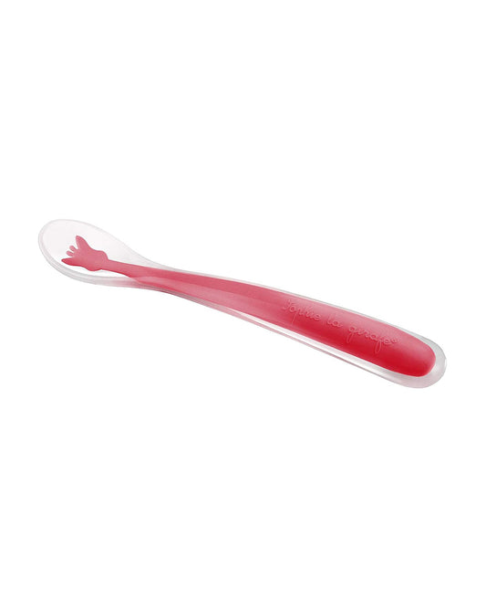 Sophie La Girafe Silicone Spoon-Soft & Flexible-Dishwasher Safe-Pack of 2-3M+