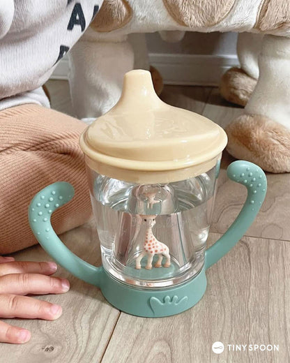 Sophie La Girafe Mascotte Spout Cup-Ergonomic Handles with Non Spill System-180ml