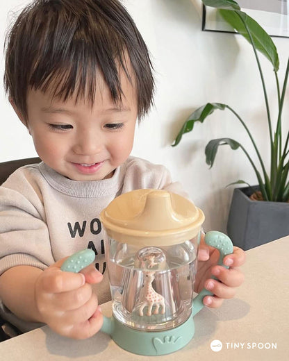 Sophie La Girafe Mascotte Spout Cup-Ergonomic Handles with Non Spill System-180ml