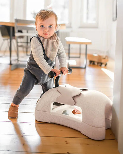 Scoot and Ride My First 3 in 1 Ride On-Ride On, Baby Walker & Caster Board Mode-With Toy Storage Space-For 6M to 3Y (Upto 20 kg)-Sand