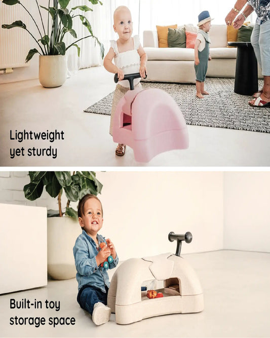 Scoot and Ride My First 3 in 1 Ride On-Ride On, Baby Walker & Caster Board Mode-With Toy Storage Space-For 6M to 3Y (Upto 20 kg)-Steel