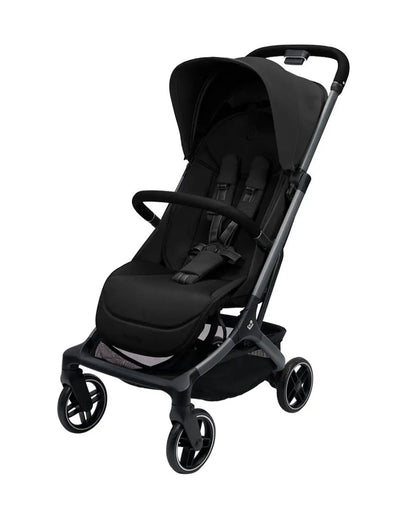 Maxi-Cosi Oxford Cabin Friendly Stroller-One Hand Fold-Flat Reclining Seat-Car Seat Compatible-For 0 to 4Y (Upto 22 kg)-Onyx Black