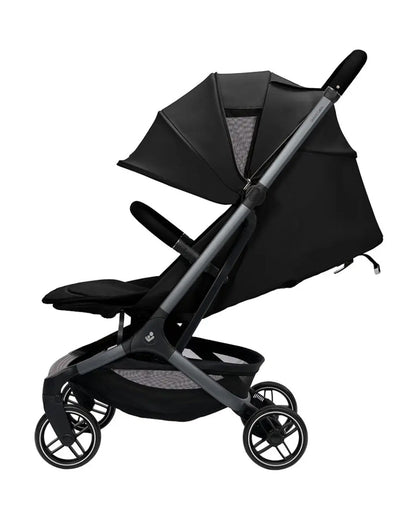 Maxi-Cosi Oxford Cabin Friendly Stroller-One Hand Fold-Flat Reclining Seat-Car Seat Compatible-For 0 to 4Y (Upto 22 kg)-Onyx Black