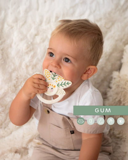 Sophie La Girafe Mille-feuille Ring Teether-Made with 100% Natural Rubber-For Infants
