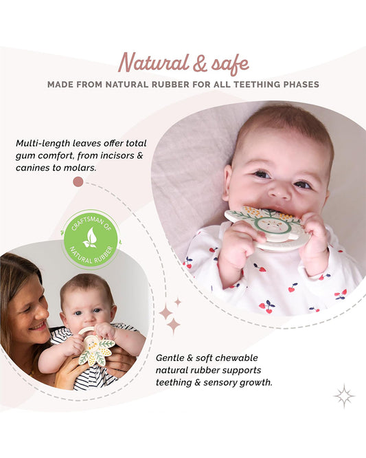 Sophie La Girafe Mille-feuille Ring Teether-Made with 100% Natural Rubber-For Infants