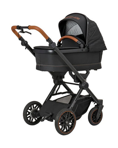 Mercedes AMG GT2 Stroller-With Integrated Handbrake-Height Adjustable Parent Handle Bar-Reversible & Flat Reclining Seat-Includes Organiser, Rain Cover, Car Seat Adapters & Cup Holder-2 Years Warranty-For 0 to 4Y (Upto 22 kg)-Sienabraun