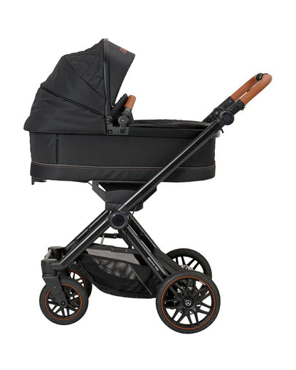 Mercedes AMG GT2 Stroller-With Integrated Handbrake-Height Adjustable Parent Handle Bar-Reversible & Flat Reclining Seat-Includes Organiser, Rain Cover, Car Seat Adapters & Cup Holder-2 Years Warranty-For 0 to 4Y (Upto 22 kg)-Sienabraun