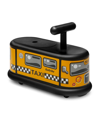 Italtrike La Cosa Vehicle Ride On-Rubber Coated Non Marking Wheels-Rotating Front Wheels-Built in Toy Storage-For 1 to 6Y (Upto 50 kg)-Taxi