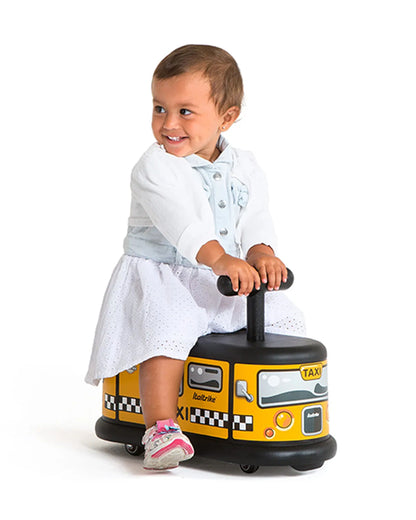 Italtrike La Cosa Vehicle Ride On-Rubber Coated Non Marking Wheels-Rotating Front Wheels-Built in Toy Storage-For 1 to 6Y (Upto 50 kg)-Taxi
