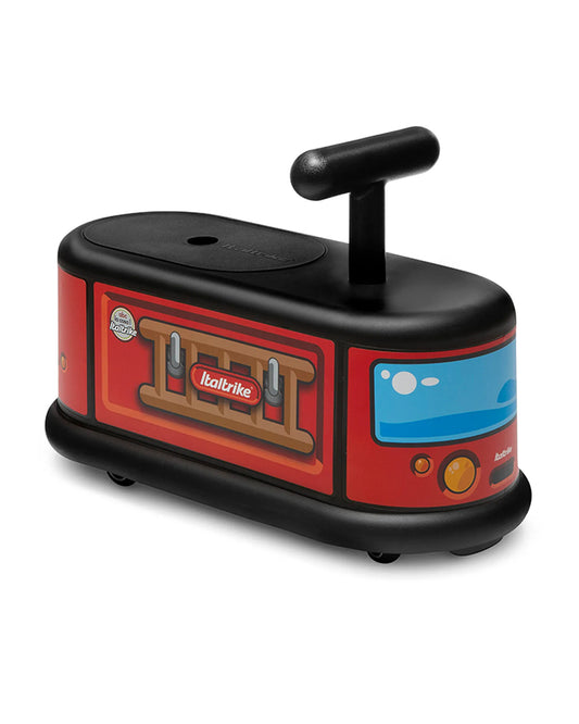 Italtrike La Cosa Vehicle Ride On-Rubber Coated Non Marking Wheels-Rotating Front Wheels-Built in Toy Storage-For 1 to 6Y (Upto 50 kg)-Firetruck