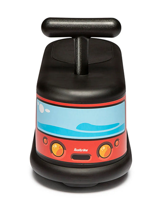 Italtrike La Cosa Vehicle Ride On-Rubber Coated Non Marking Wheels-Rotating Front Wheels-Built in Toy Storage-For 1 to 6Y (Upto 50 kg)-Firetruck