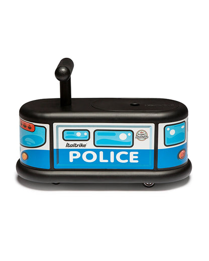 Italtrike La Cosa Vehicle Ride On-Rubber Coated Non Marking Wheels-Rotating Front Wheels-Built in Toy Storage-For 1 to 6Y (Upto 50 kg)-Police