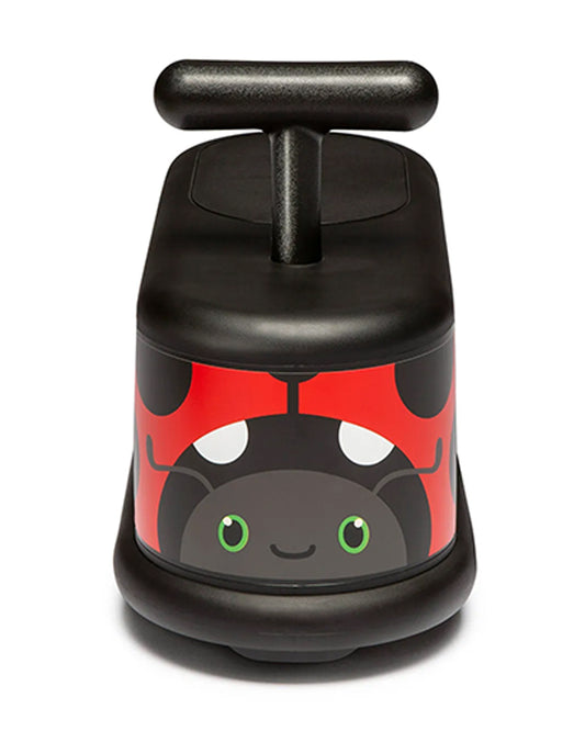 Italtrike La Cosa Vehicle Ride On-Rubber Coated Non Marking Wheels-Rotating Front Wheels-Built in Toy Storage-For 1 to 6Y (Upto 50 kg)-Ladybug