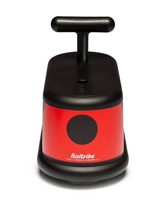 Italtrike La Cosa Vehicle Ride On-Rubber Coated Non Marking Wheels-Rotating Front Wheels-Built in Toy Storage-For 1 to 6Y (Upto 50 kg)-Ladybug