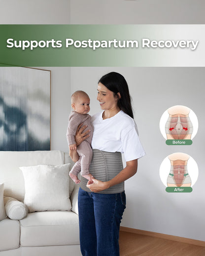 Haakaa Postpartum Abdominal Band-Maternity Shaping Belt-After C-Section Relief Belt After Delivery
