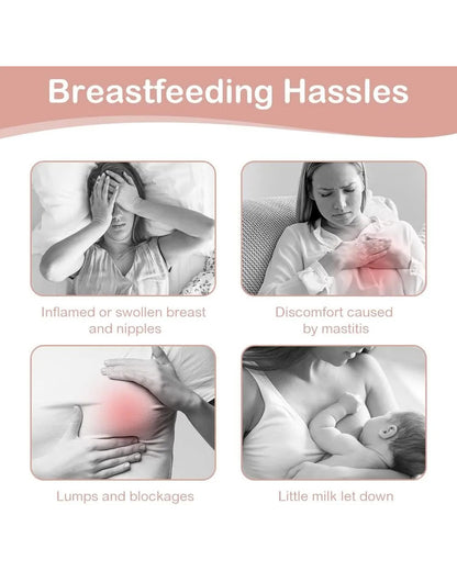 Haakaa Hot & Cold Reusable Breast Compression Pads with Organic Cotton Sleeves-Reusable-BPA and Phthalate Free