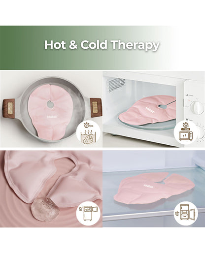 Haakaa Hot & Cold Reusable Breast Compression Pads with Organic Cotton Sleeves-Reusable-BPA and Phthalate Free