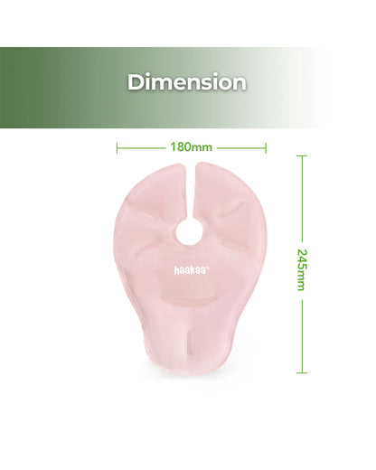 Haakaa Hot & Cold Reusable Breast Compression Pads with Organic Cotton Sleeves-Reusable-BPA and Phthalate Free
