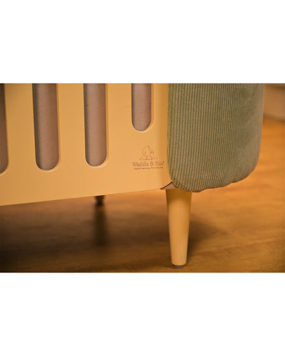 Waddle and Roo Cozy Wooden Cot-Liveable Green