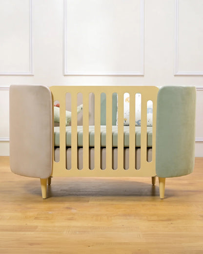 Waddle and Roo Cozy Wooden Cot-Liveable Green