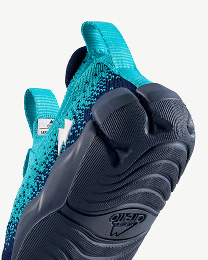 Aretto Navy Blue InfiKnit Slip On Shoes-Mariana-Designed for Growing Feet-For Infants