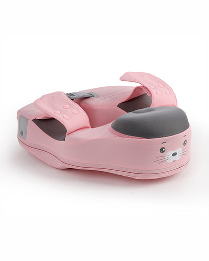 Mambobaby Swimming Waist Float-Air Free Foam Design with Crotch Strap & Double Lock Mechanism-Seal-Pink