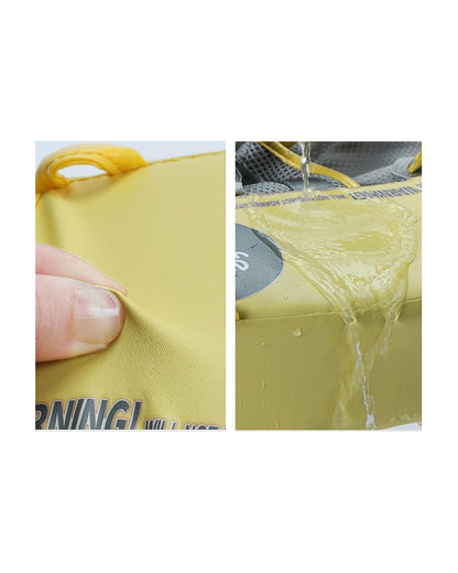 Mambobaby Swimming Waist Float-Air Free Foam Design with Crotch Strap & Double Lock Mechanism with UPF 50+ Detachable 3D Canopy-Upto 18 kg Baby Weight-Ladybug-Yellow