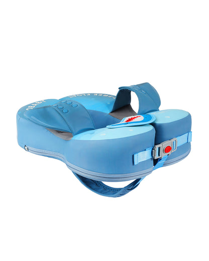 Mambobaby Swimming Waist Float-Air Free Foam Design with Crotch Strap & Double Lock Mechanism-Shark-Blue
