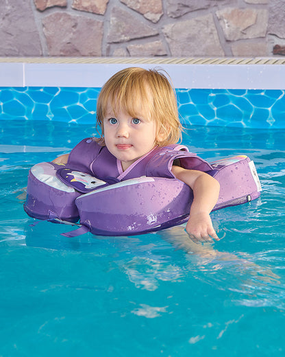 Mambobaby Swimming Waist Float-Air Free Foam Design with Crotch Strap & Double Lock Mechanism-Unicorn-Purple